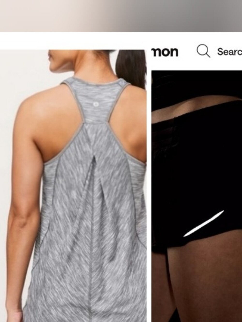 Lululemon 2-Piece Athletic Set | Racerback Tank & Running Shorts | Size Small